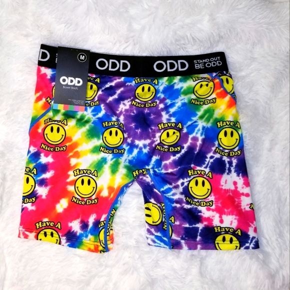ODD Other - BNWT ODD Boxer Brief, Tie Dye "Have a Nice Day", Medium